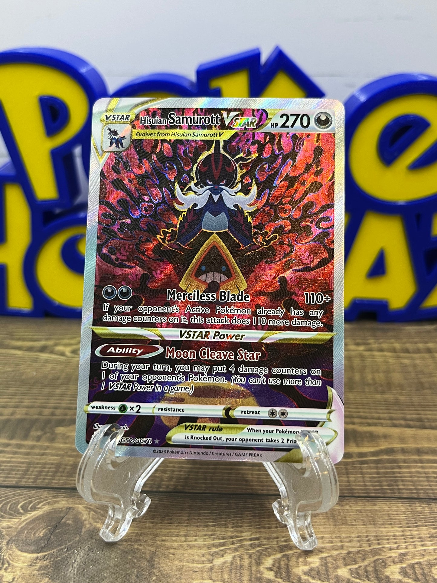 Hisuian Samurott VStar - GG52/GG70