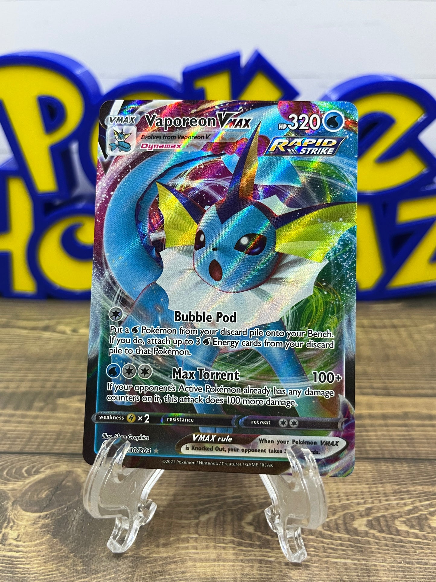 Vaporeon VMax - 030/203