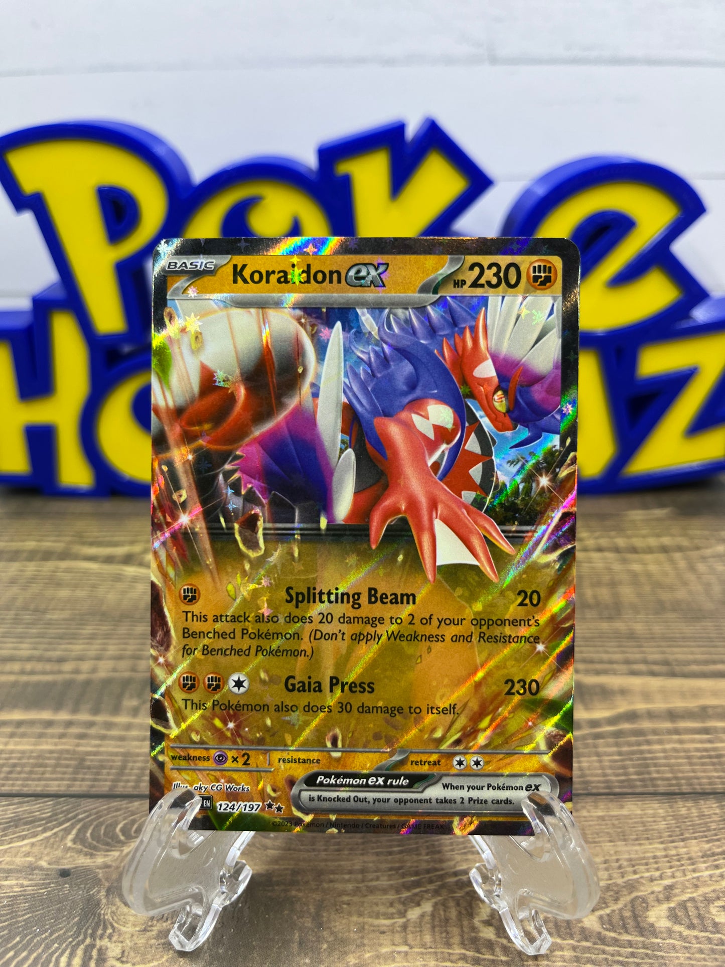 Koraidon EX 124/197