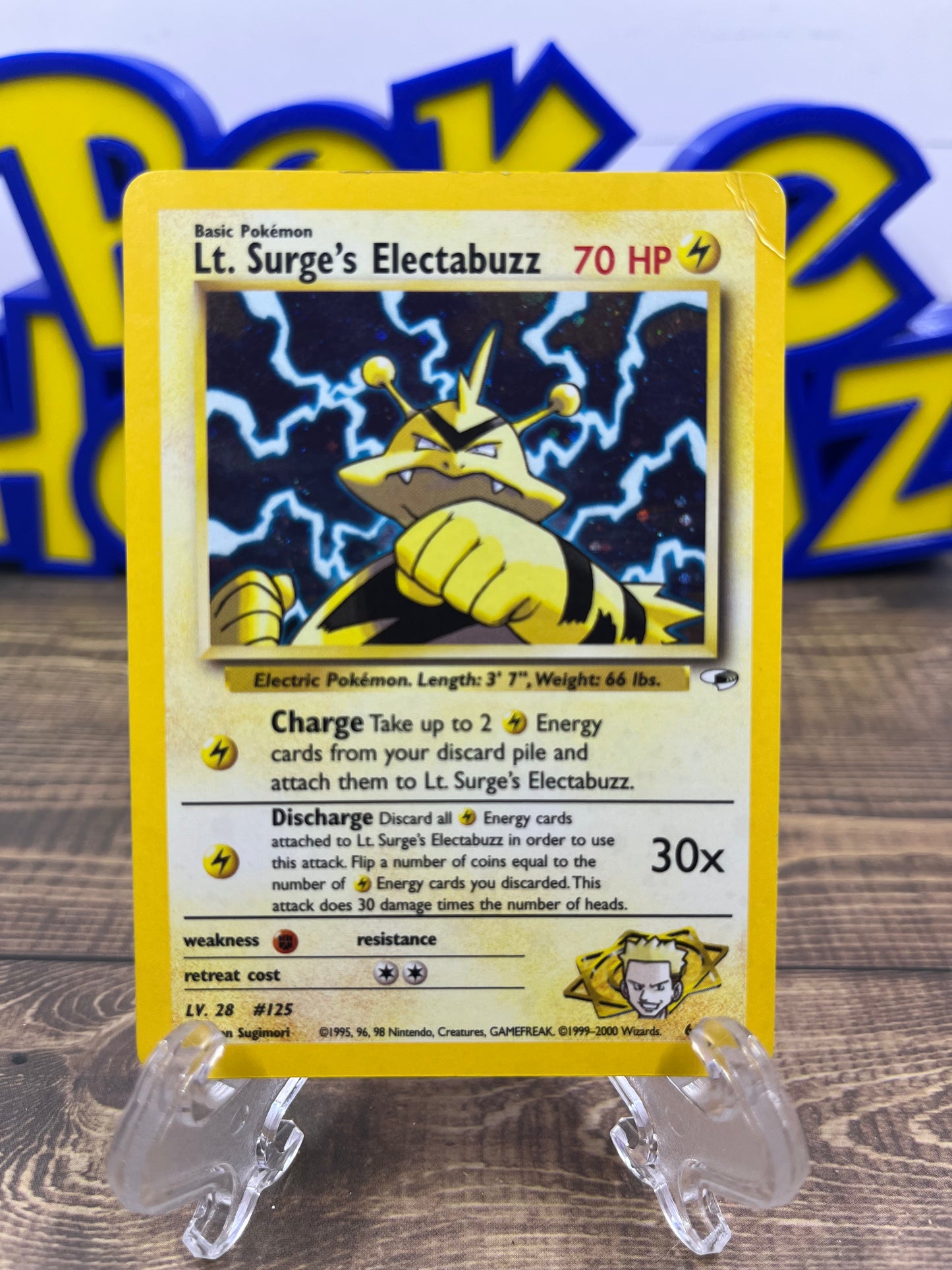 Lt. Surge's Electabuzz (Holo) - 6/132