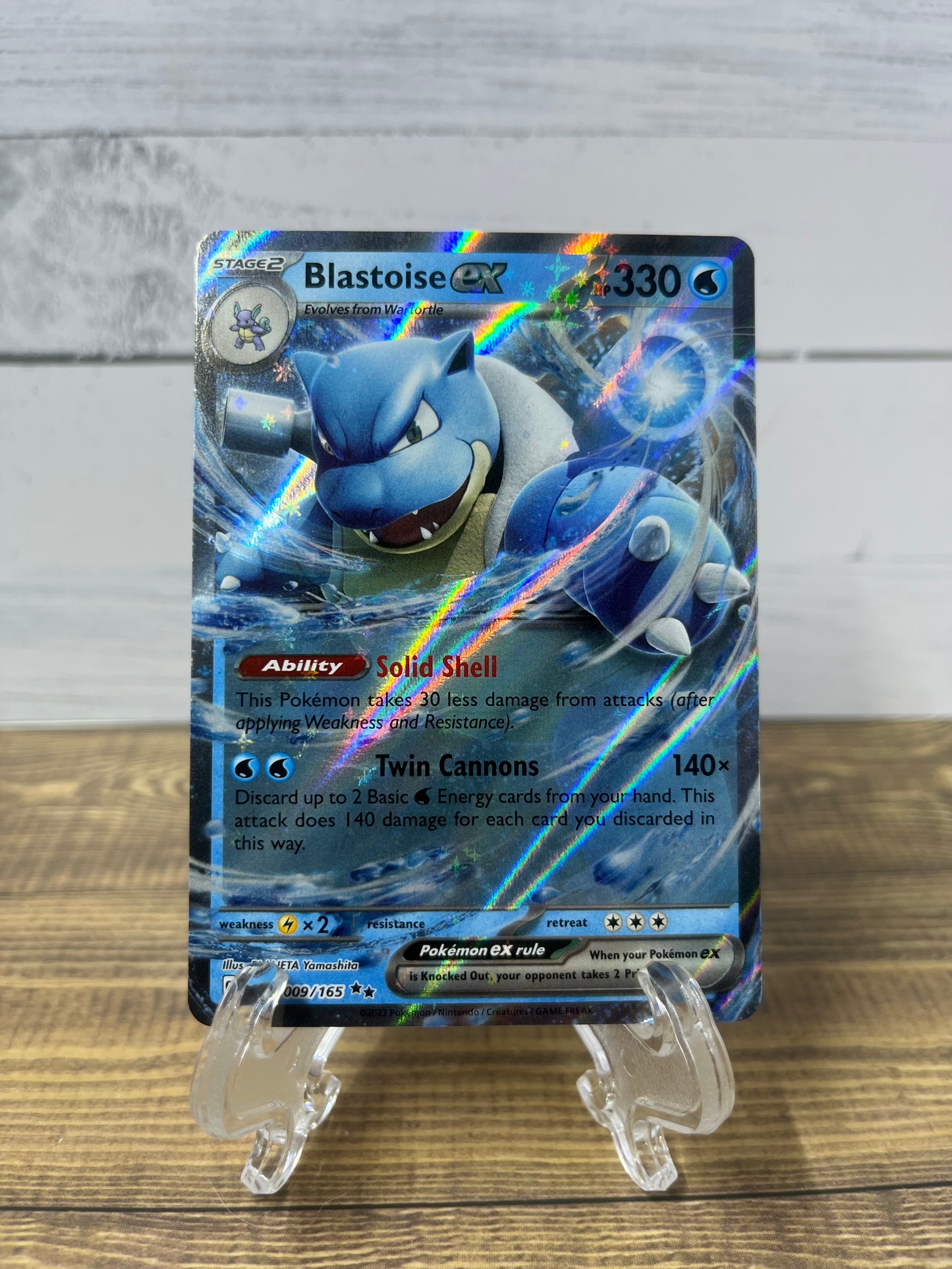 Blastoise EX -009/165