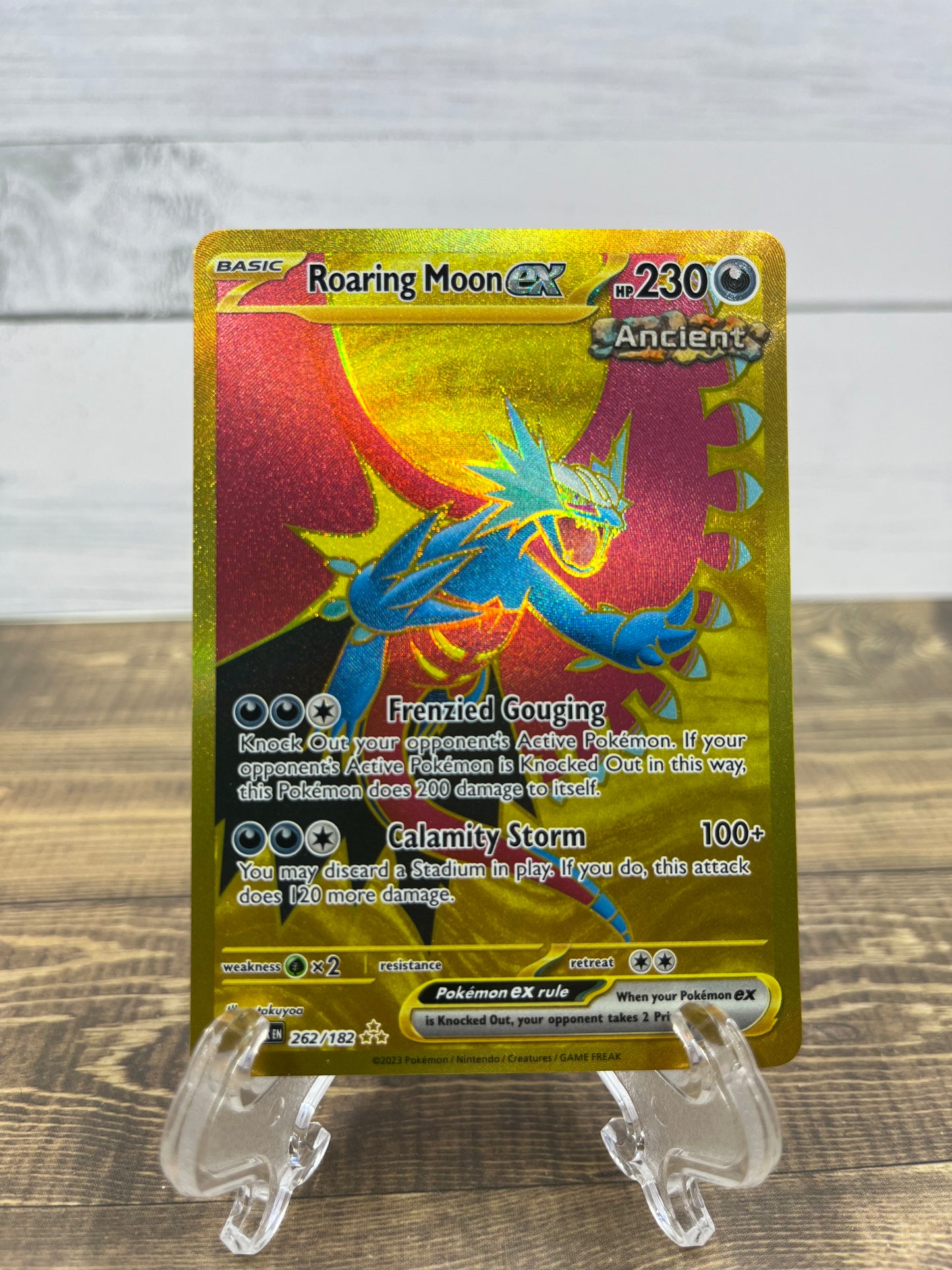 Roaring Moon EX (Gold) - 262/182