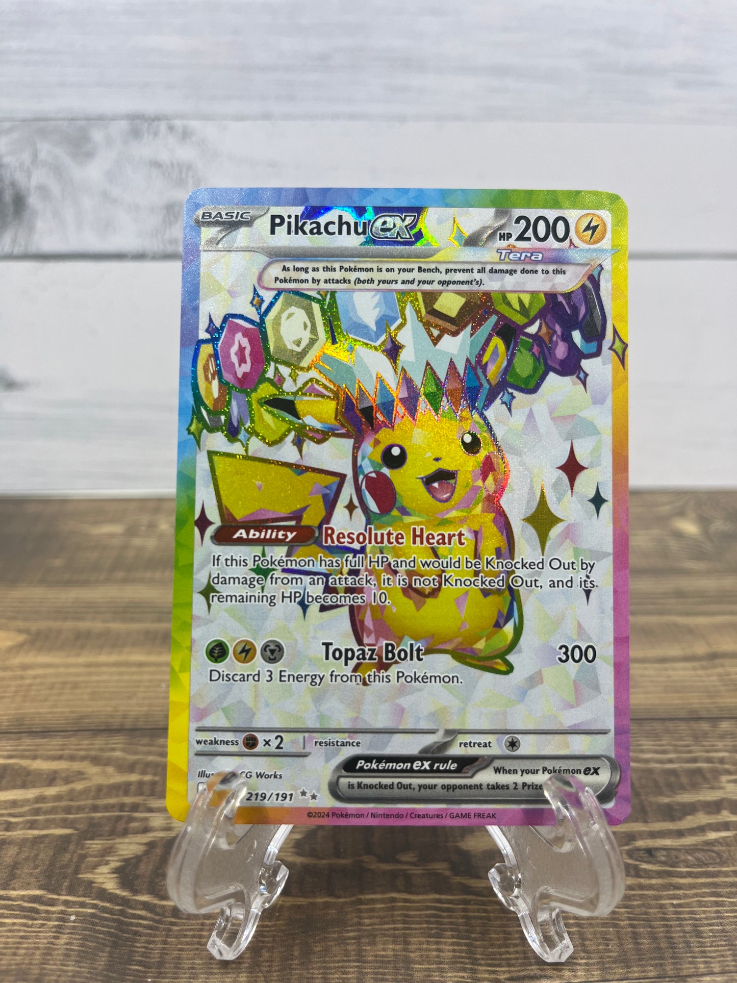 Pikachu EX - 219/191