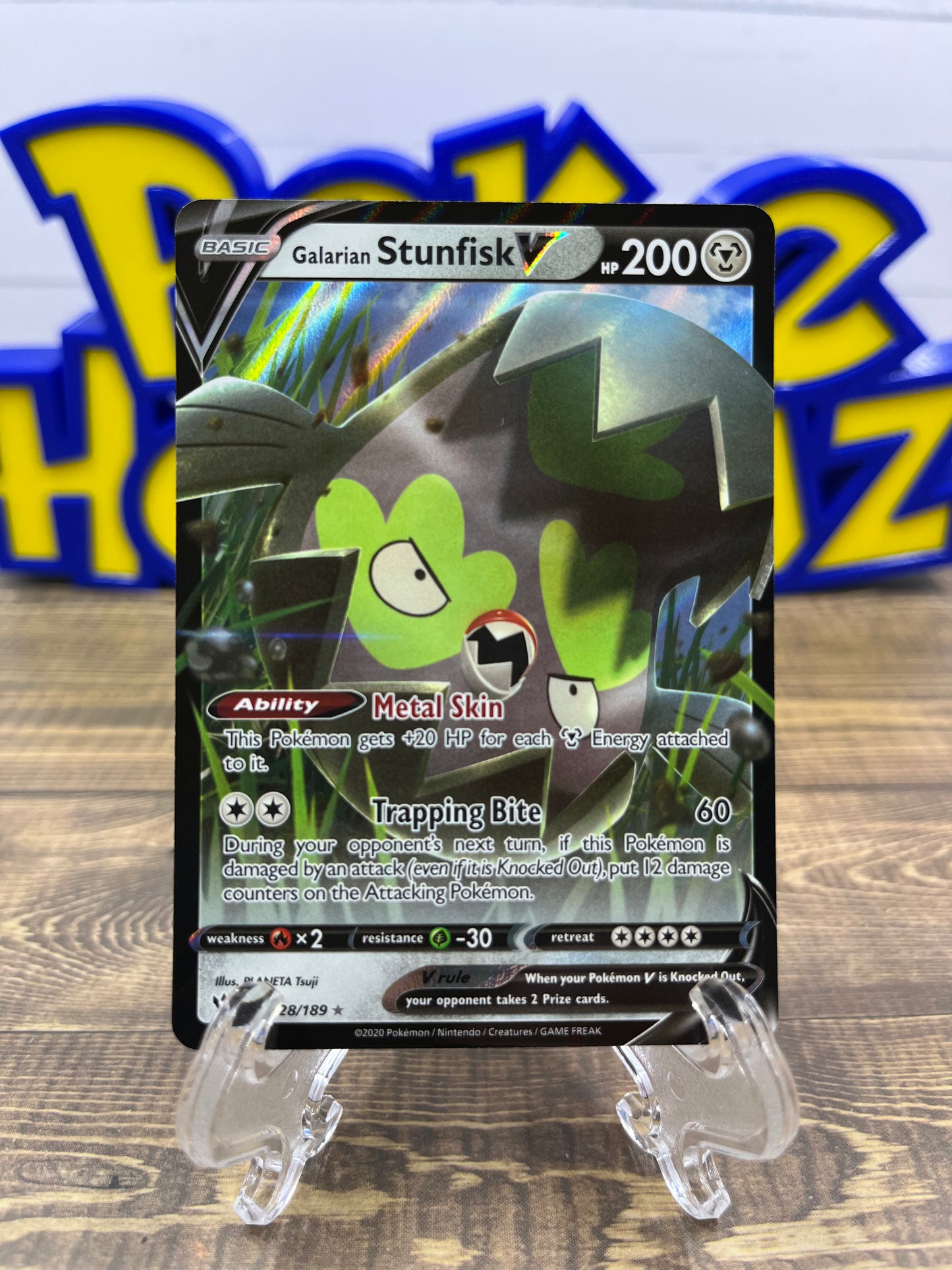 Galarian Stunfisk V - 128/189