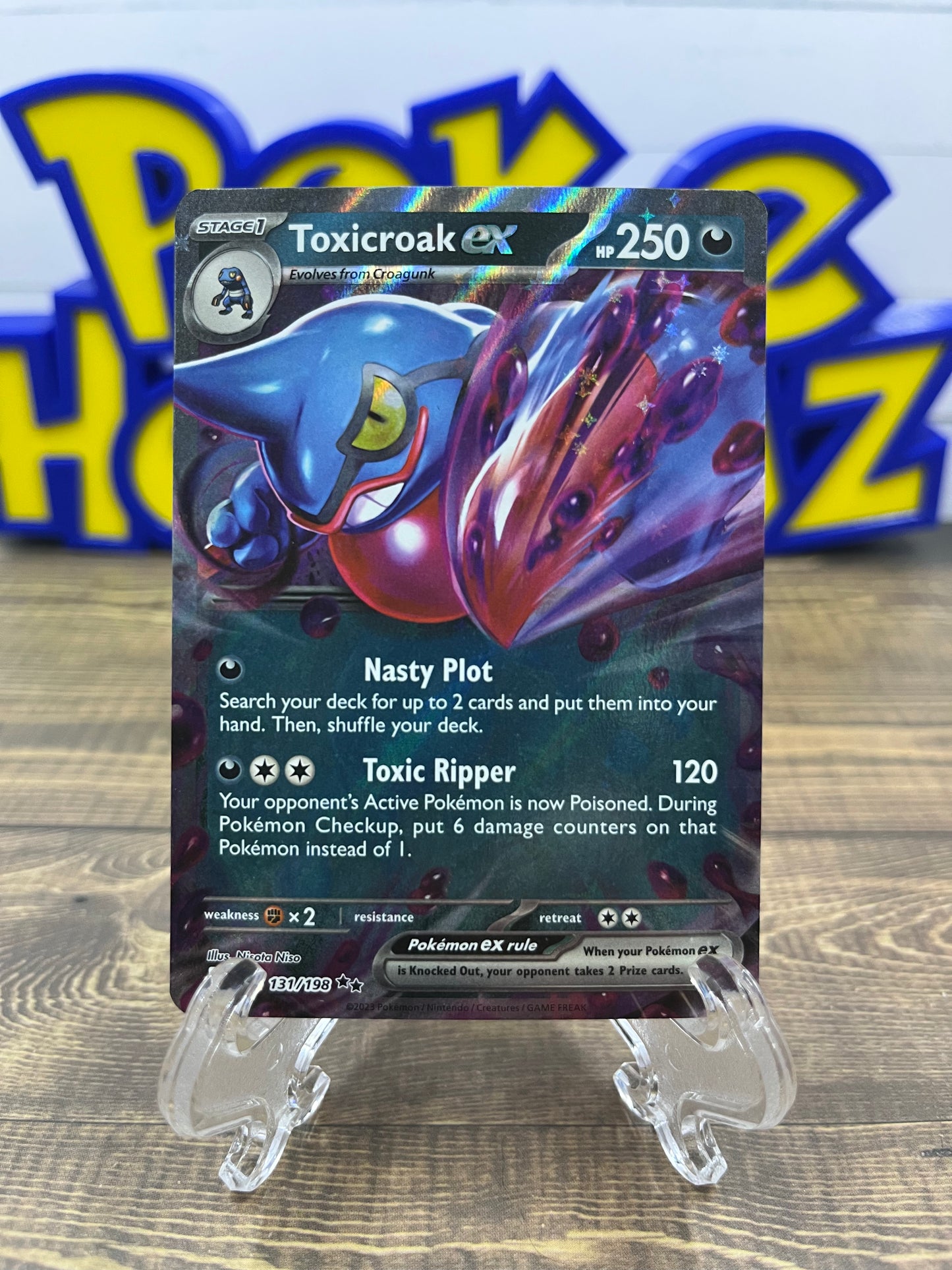 Toxicroak EX - 131/198