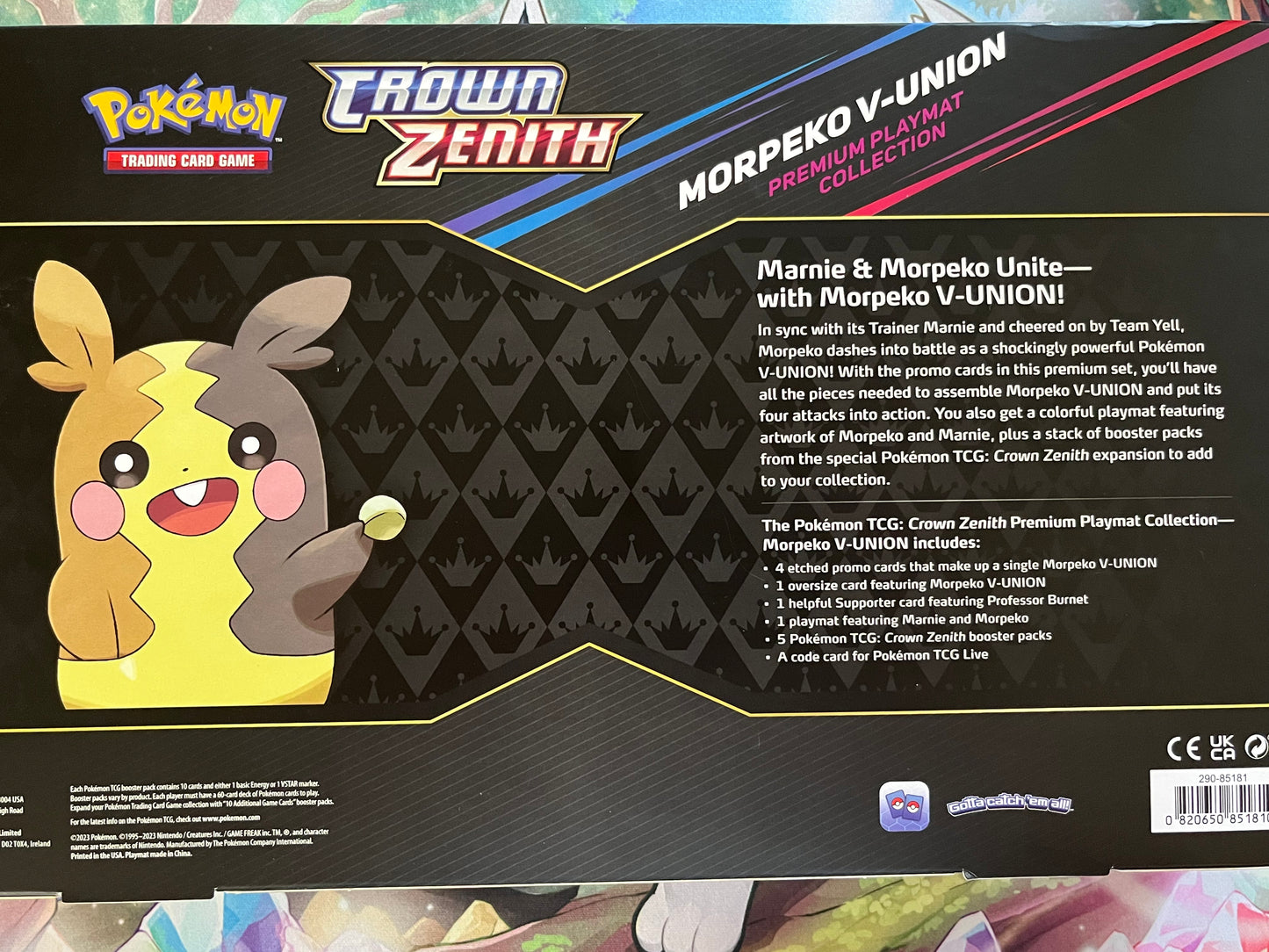 Crown Zenith Premium Playmat Collection (Morpeko V-UNION)
