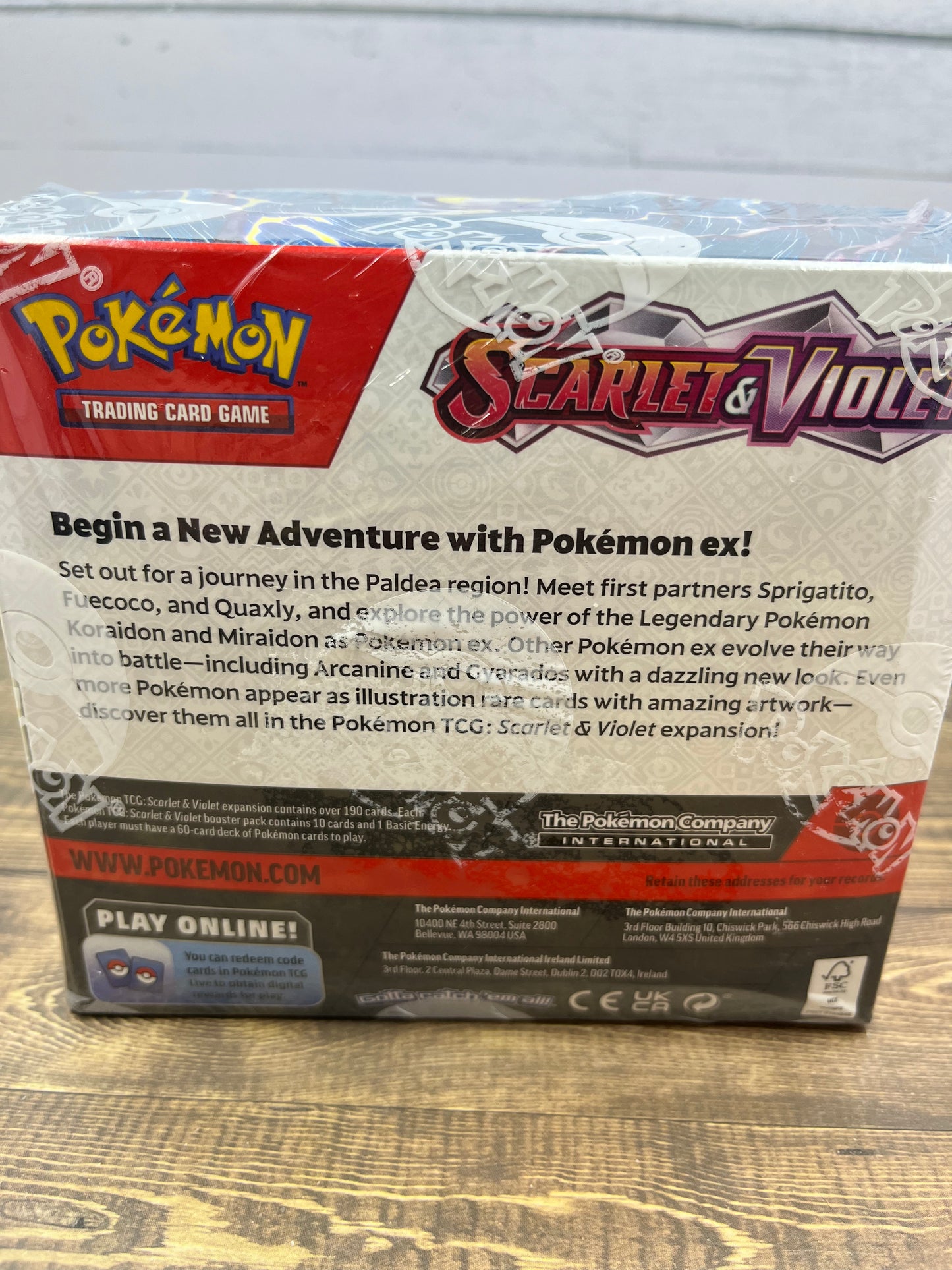 Scarlet and Violet Booster Box (36 packs)