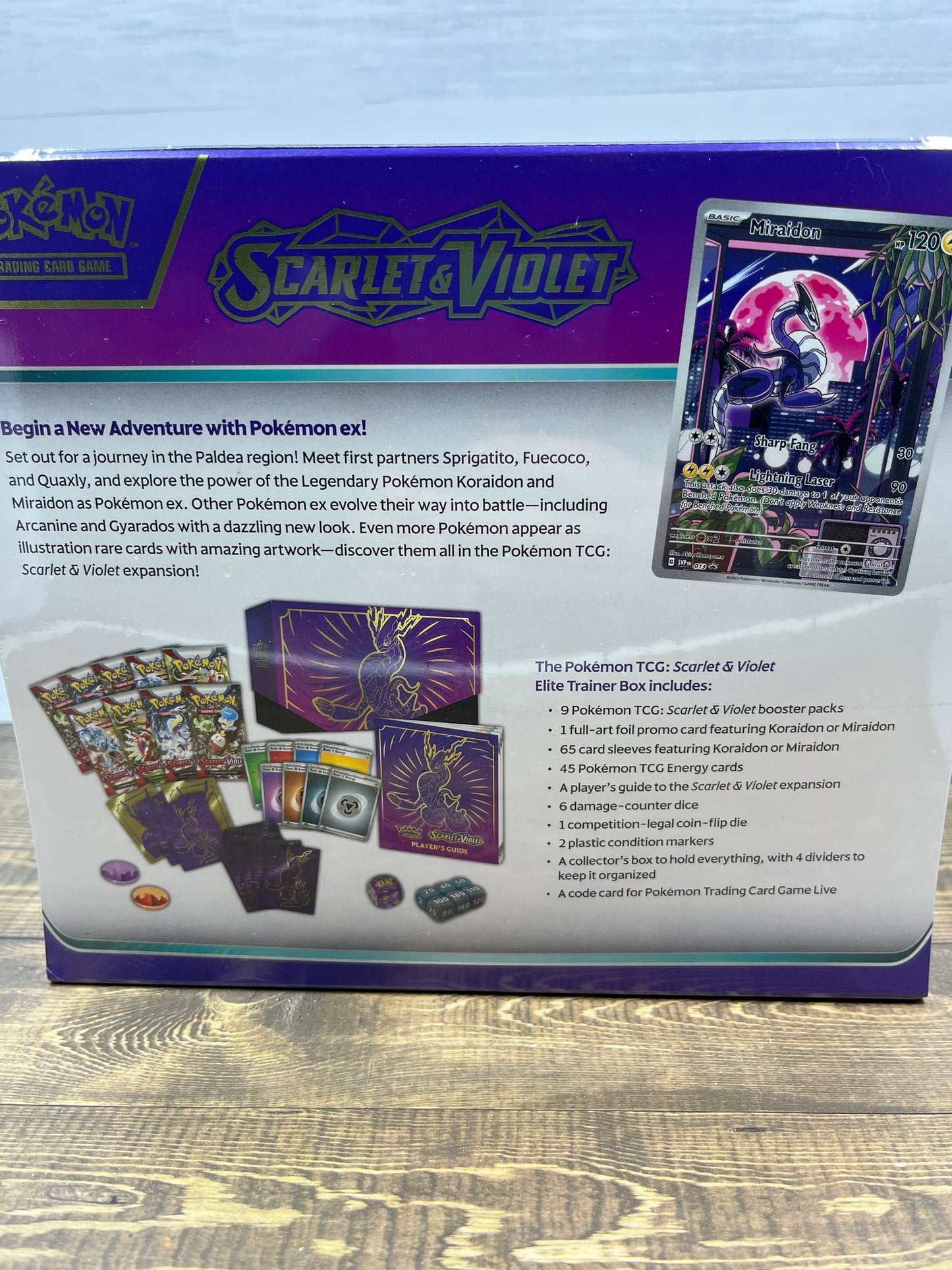 Scarlet & Violet Base Set - Elite Trainer Box (Violet)