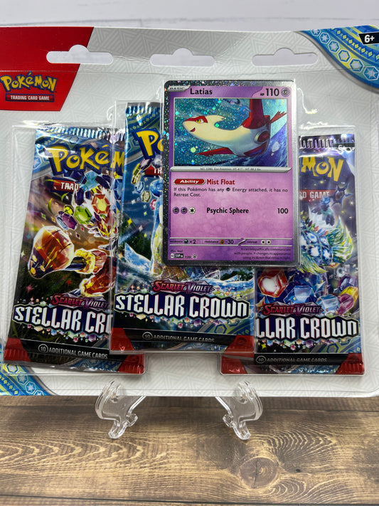 Stellar Crown 3 Booster Packs + Latias Promo