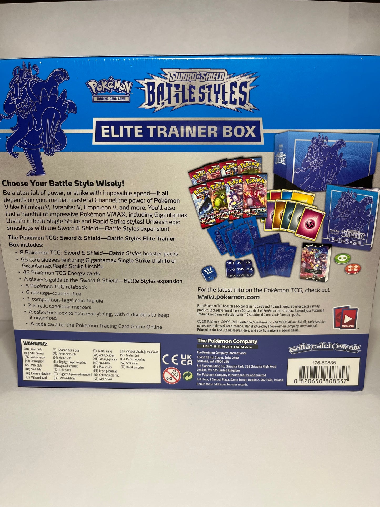 Battle Styles - Elite Trainer Box (Rapid Strike - Blue)
