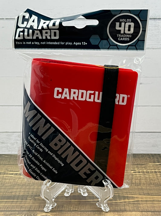 CardGuard Mini Binder - Red